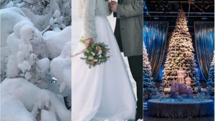 2018-19 Zimowe dekoracje ślubne