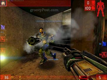 Zrzut ekranu oryginalnej gry Unreal Tournament