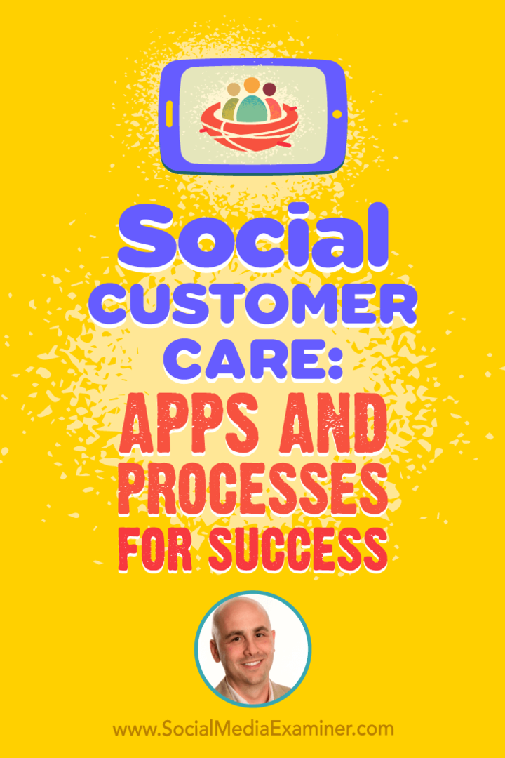 Obsługa klienta społecznościowego: aplikacje i procesy zapewniające sukces, w tym spostrzeżenia Dana Gingissa na temat podcastu marketingu w mediach społecznościowych.