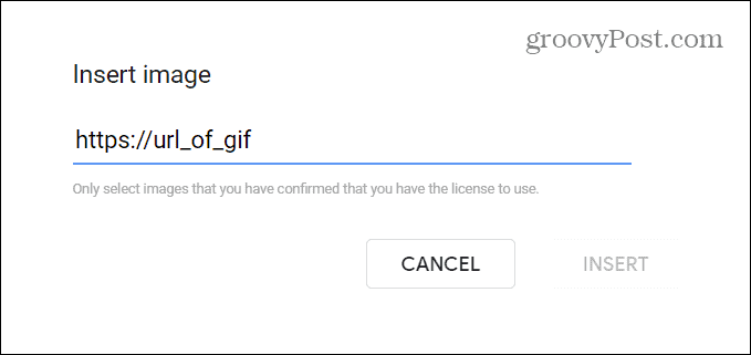 wstaw GIF przez adres URL