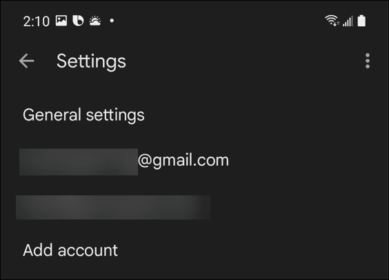 wybierz konto gmail