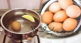 Jeśli wrzucisz cytrynę do wody, w której gotujesz jajka... Ta metoda będzie niezastąpiona