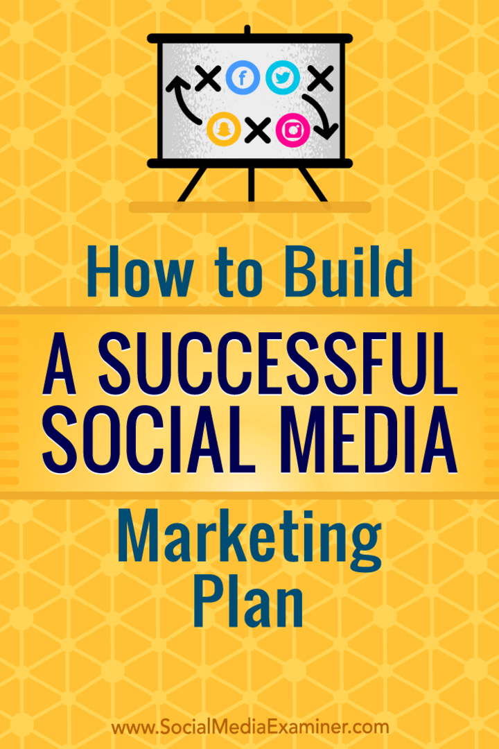 Jak zbudować udany plan marketingowy w mediach społecznościowych: ekspert ds. Mediów społecznościowych