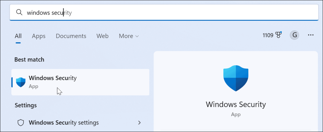 Aplikacja Zabezpieczenia Windows