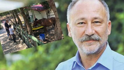 Altan Erkekli był widziany na farmie koni Sarıyer ze swoim synem!