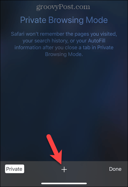 Stuknij ikonę plusa w Safari na iOS