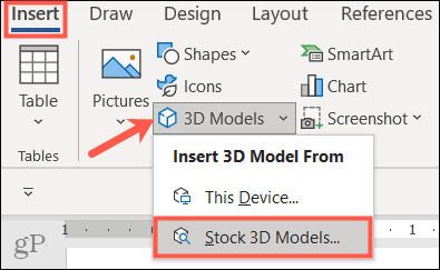 Wstaw modele 3D w Microsoft Office