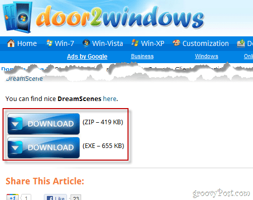 Jak zainstalować DreamScene na Windows 7