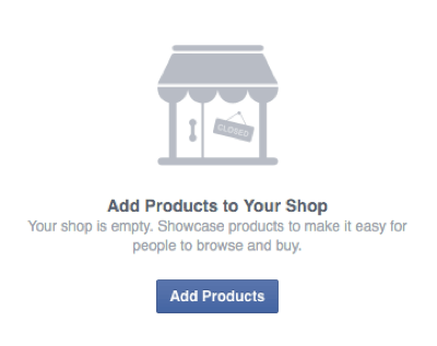 dodaj produkty do sklepu na Facebooku