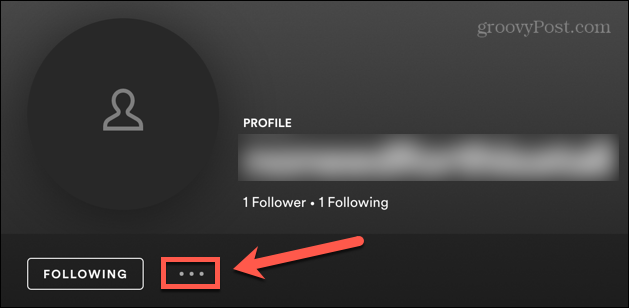 spotify menu z trzema kropkami