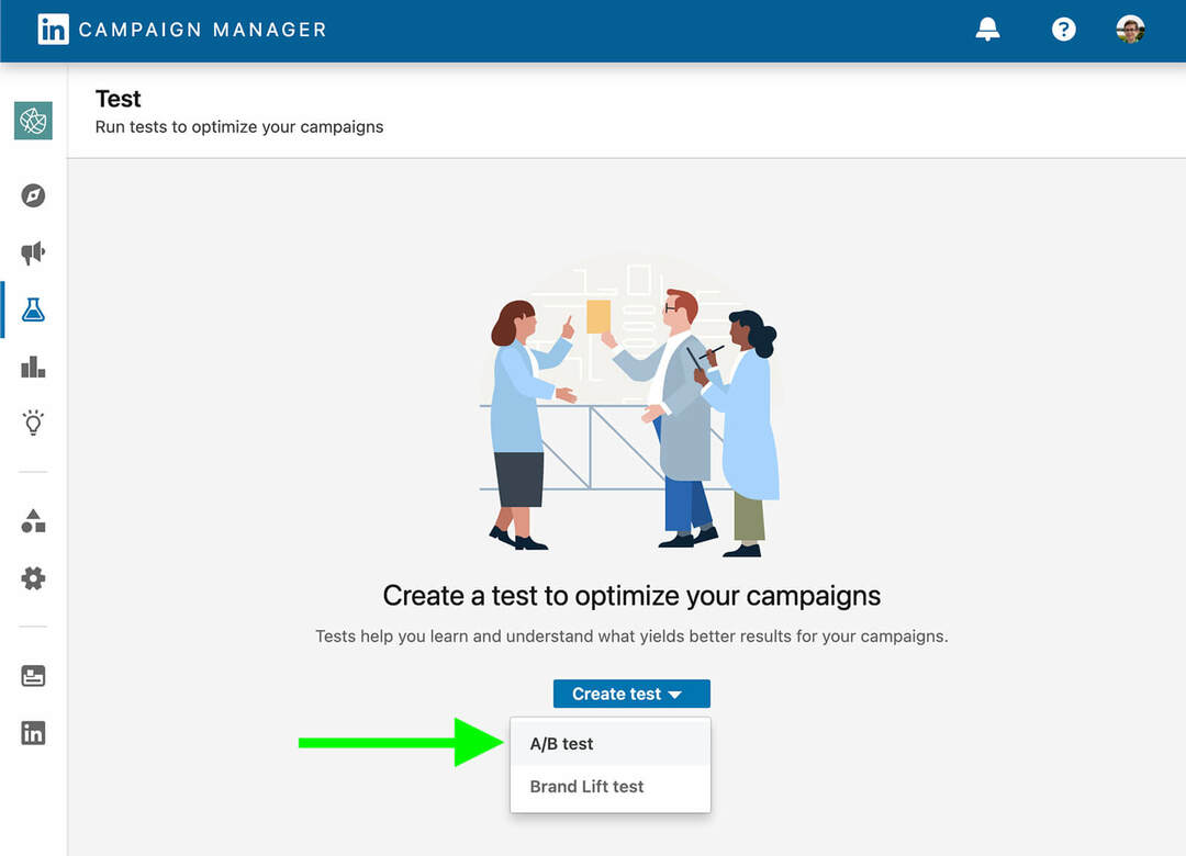 uruchom-ab-test-in-linkedin-campaign-manager-1