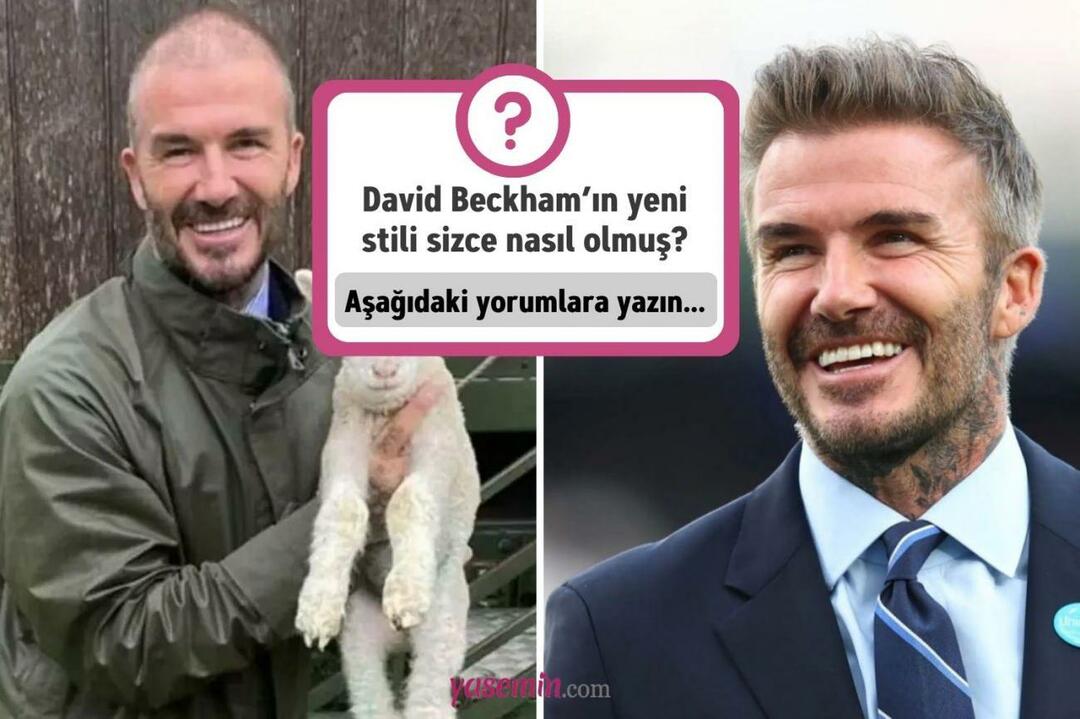 Co sądzisz o przemianie Davida Beckhama?