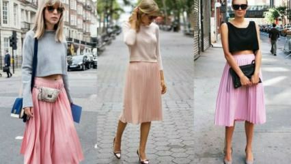Jak połączyć różową spódnicę?