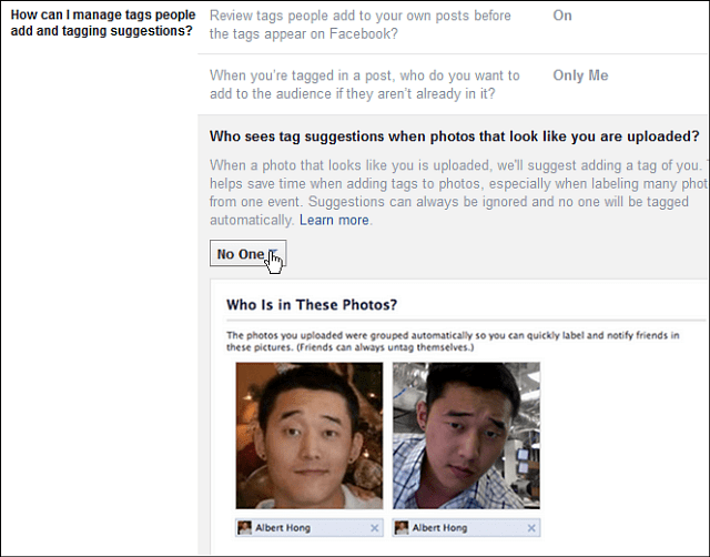 Zatrzymaj Facebooka od automatycznego tagowania swoich zdjęć