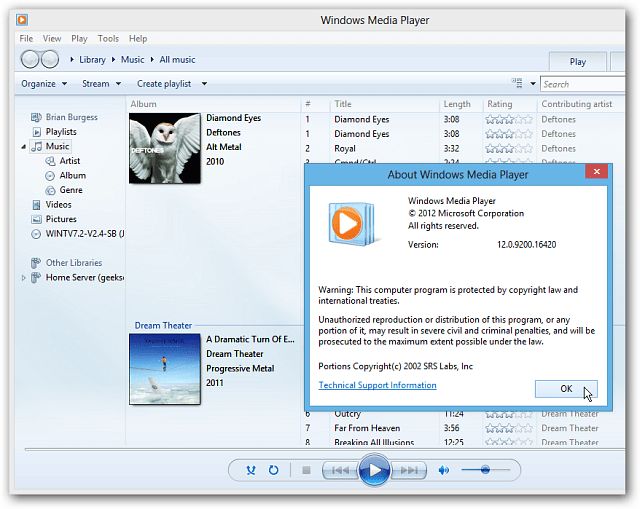 Gdzie jest Windows Media Player w Windows 8?