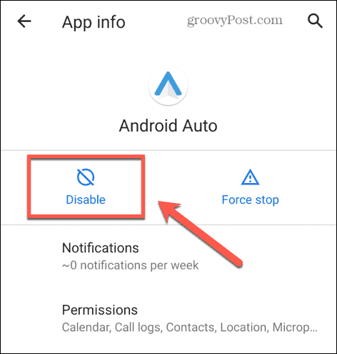 automatyczne wyłączanie Androida