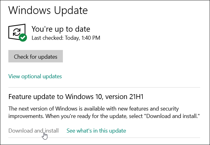 Pobierz i zainstaluj usługę Windows Update