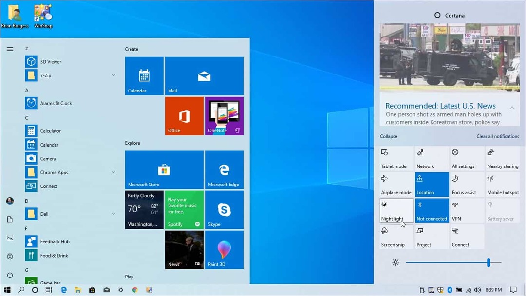 Pełna aktualizacja motywu Windows 10 z 1903 maja 2019