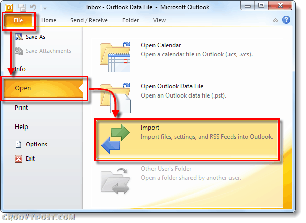 Jak importować kontakty do programu Outlook 2010 z Gmaila, Hotmaila i Yahoo
