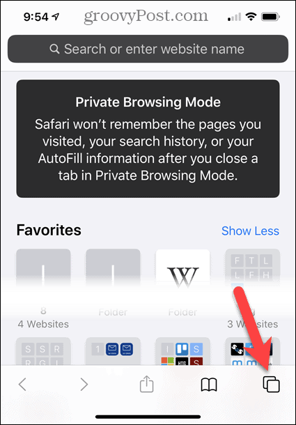 Tryb przeglądania prywatnego w Safari na iOS