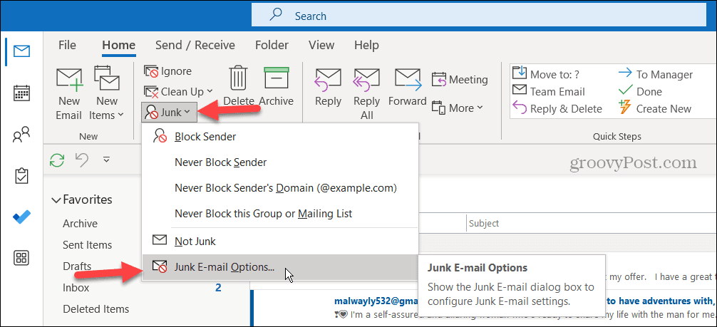 Brak synchronizacji programu Outlook