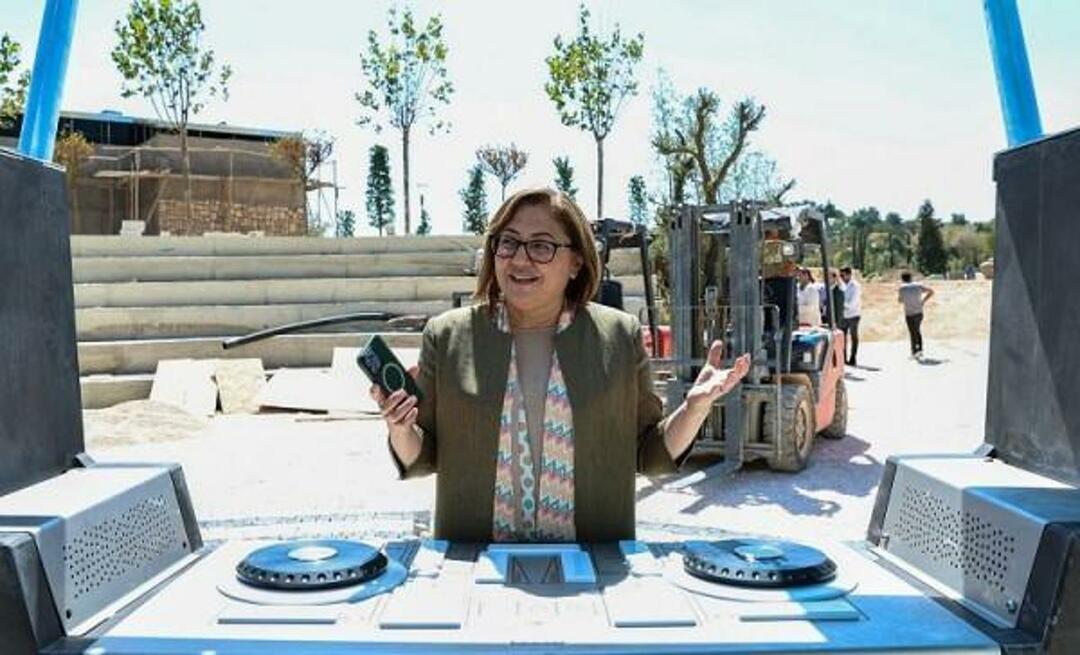 Fatma Şahin ogłosiła nowy park festiwalowy Gaziantep w następujący sposób: „Jeśli chcesz, możesz go sam zaprojektować…”