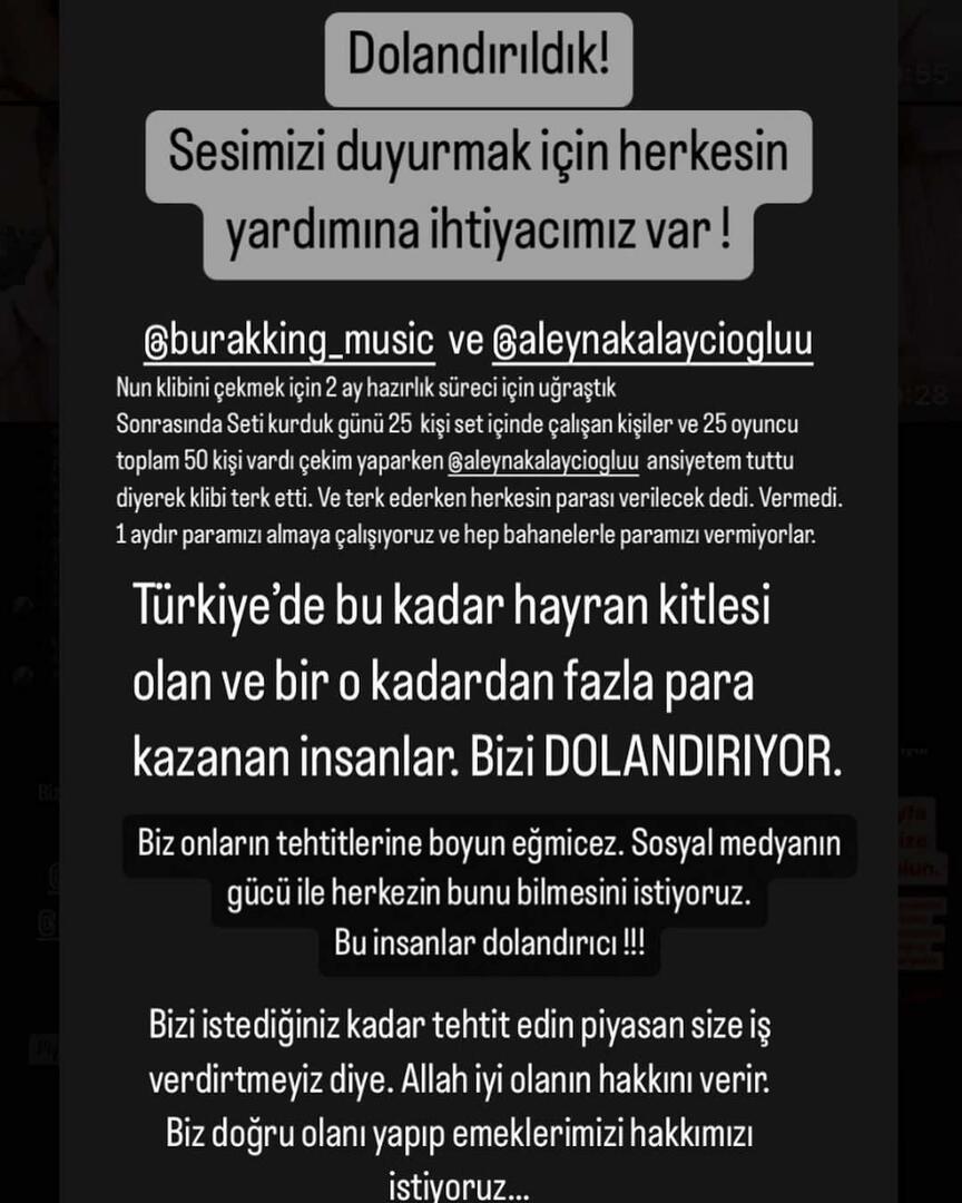Zarzuty oszustwa przeciwko Burakowi Kingowi i Aleynie Kalaycıoğlu