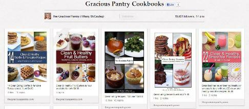 Tablica książek kucharskich Gracious Pantry