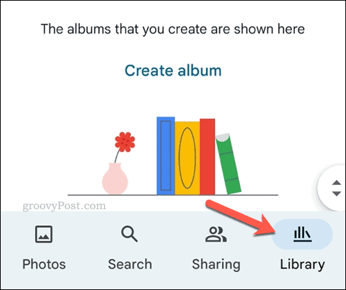 Otwórz bibliotekę w Zdjęciach Google