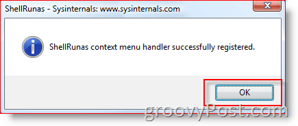 Dodaj opcję Uruchom jako inny użytkownik do menu kontekstowego Eksploratora Windows dla systemów Vista i Server 2008:: groovyPost.com