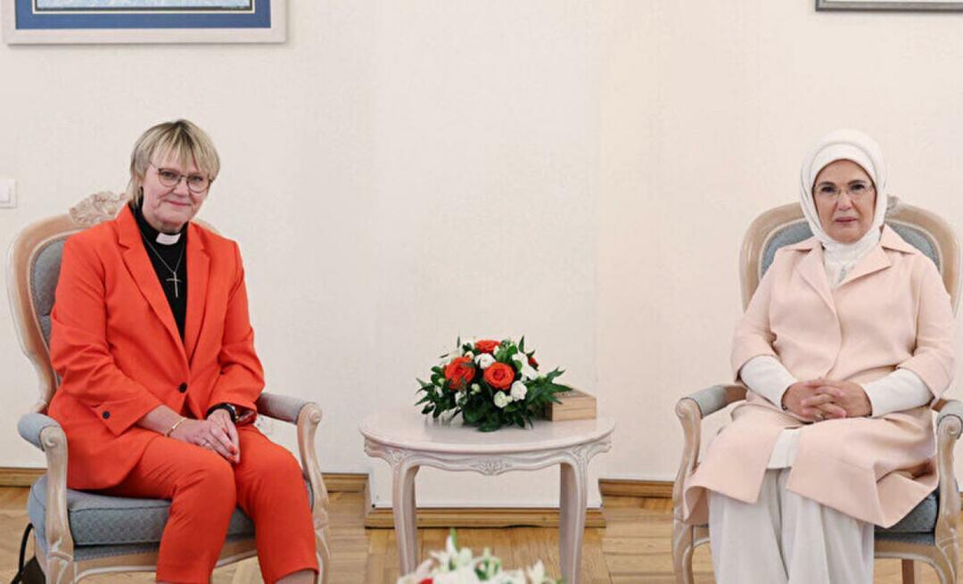 Gratulacje dla Emine Erdoğan od Birgitty Ed, żony szwedzkiego premiera Ulfa Kristerssona!