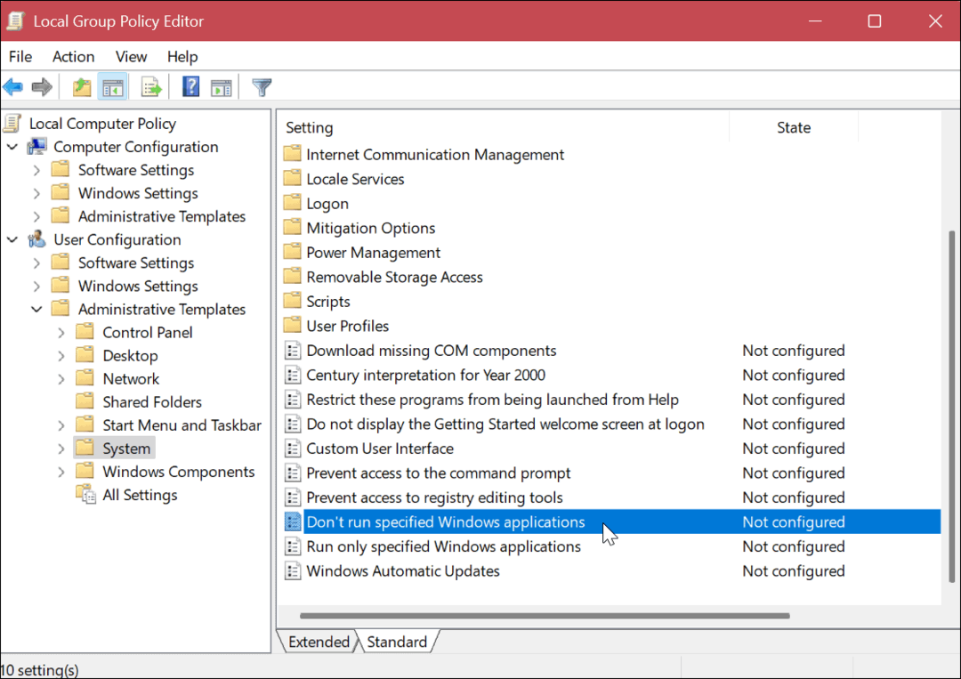 Jak zablokować dostęp do aplikacji komputerowej w systemie Windows