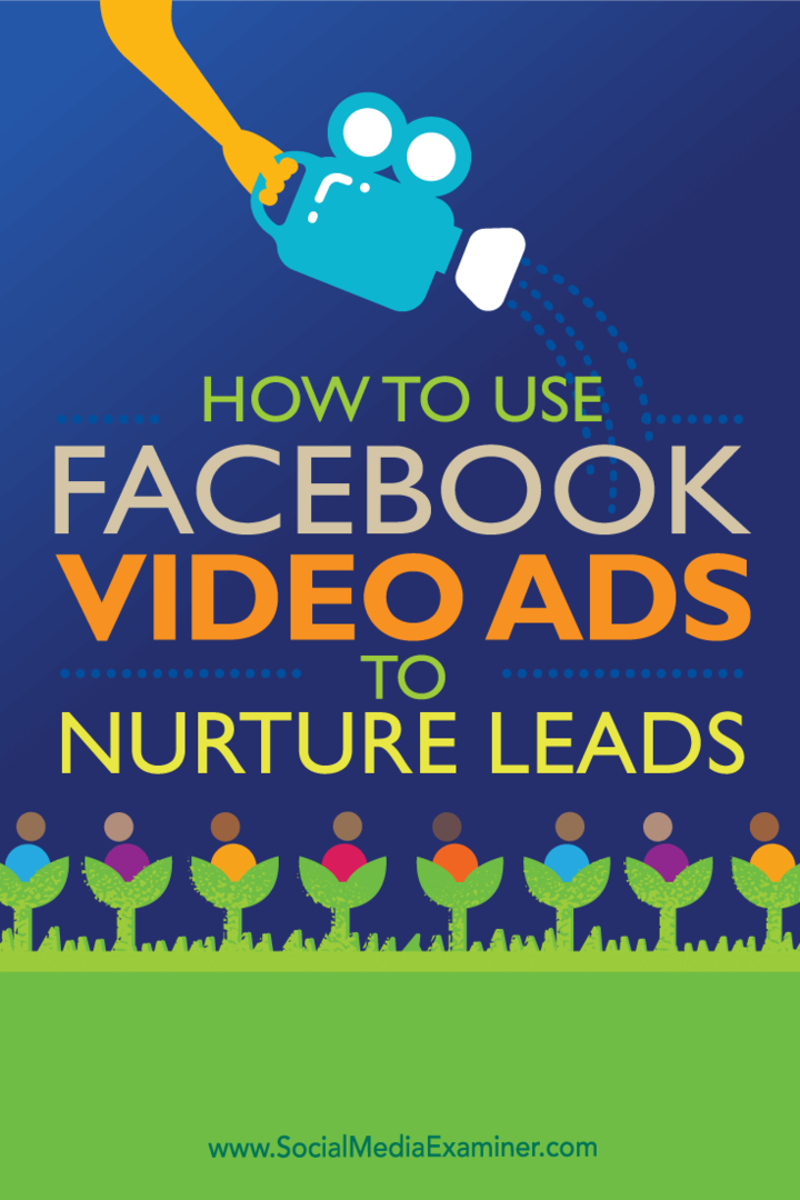 Wskazówki, jak generować i konwertować potencjalnych klientów za pomocą reklam wideo na Facebooku.
