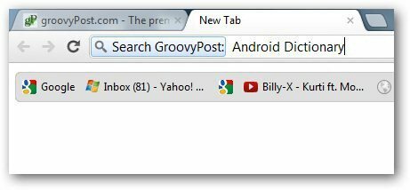 Wyszukiwarki Chrome 6