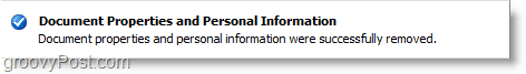 okno potwierdzenia pokazujące twoje dane zostało usunięte w odniesieniu do danych osobowych