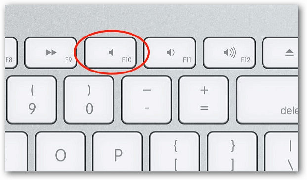 Wyciszanie klawiatury Mac