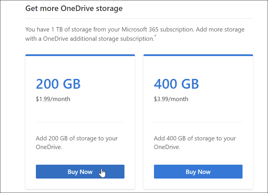 uzyskaj więcej miejsca w usłudze OneDrive