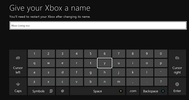 Jak zmienić nazwę konsoli Xbox One