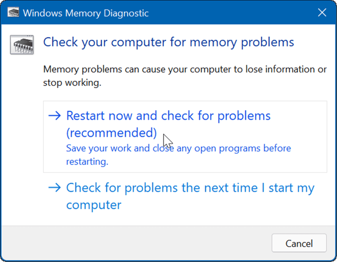 Windows 11 naprawa zarządzania pamięcią kodu zatrzymania