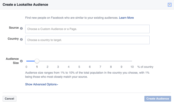 Jedną z taktyk Facebooka może być stworzenie podobnej grupy odbiorców do kierowania reklam na Facebooku.