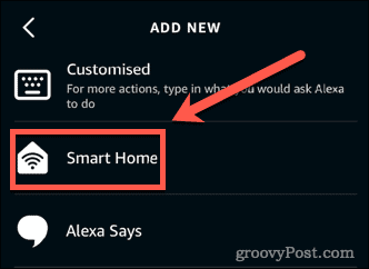 Alexa akcja inteligentnego domu