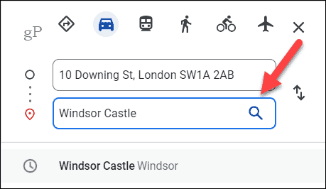 Ustaw wskazówki dojazdu w Mapach Google