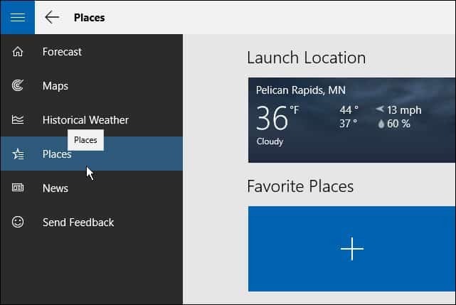 Wskazówka dla systemu Windows 10: Dodaj wiele lokalizacji do aplikacji Weather