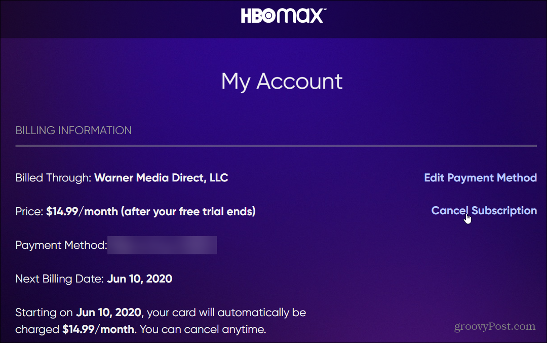 Jak anulować subskrypcję HBO Max