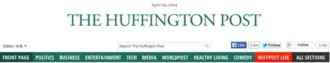 nagłówek postu Huffington