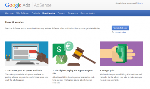 Google AdSense może dać Ci wyobrażenie o tym, ile może być warte każde miejsce docelowe w Twojej witrynie. 