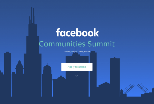 Facebook będzie gospodarzem pierwszego w historii szczytu społeczności na Facebooku, który odbędzie się 22 i 23 czerwca w Chicago.