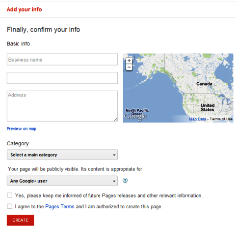 Strony Google+ - lokalne firmy i miejsca