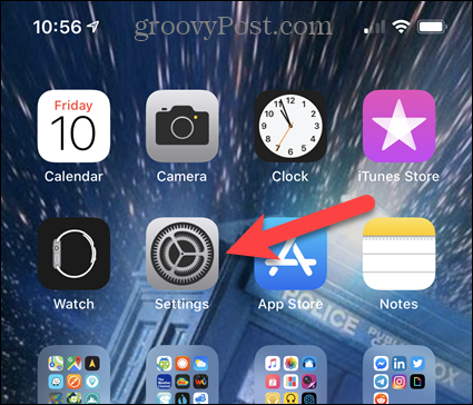 Stuknij Ustawienia na ekranie głównym iPhone'a