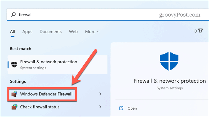 Windows 11 obrońca firewall